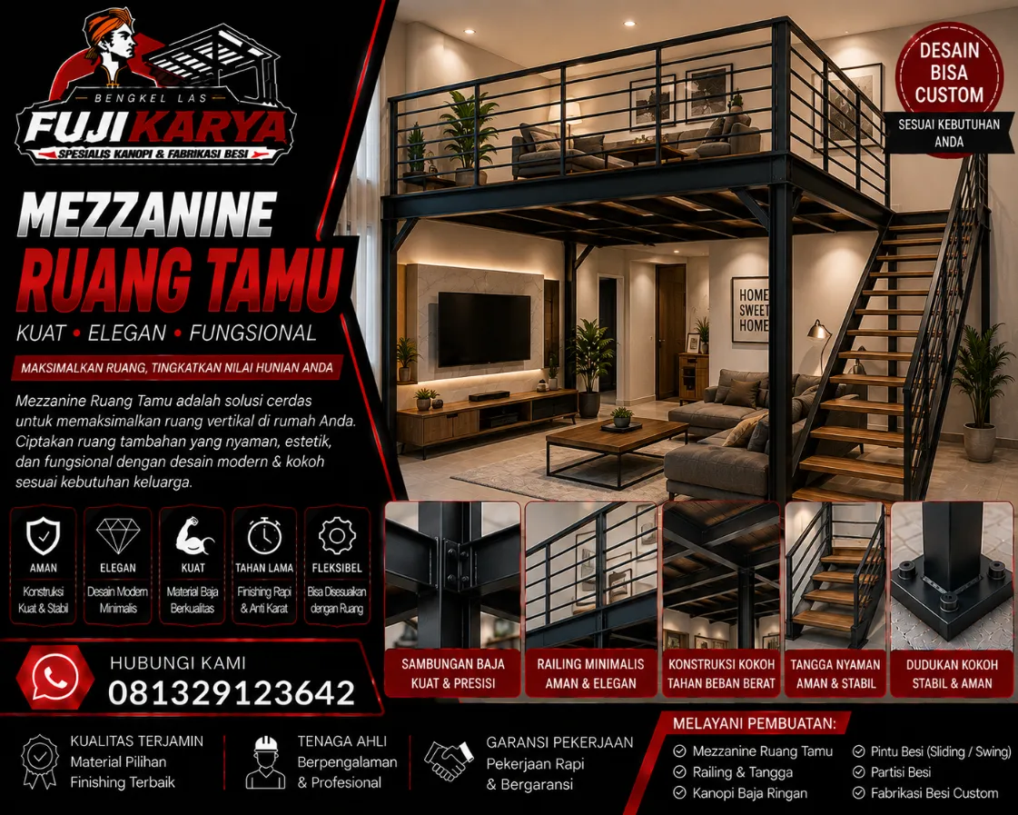 Jasa Pembuatan Mezzanine Untuk Ruang Tamu