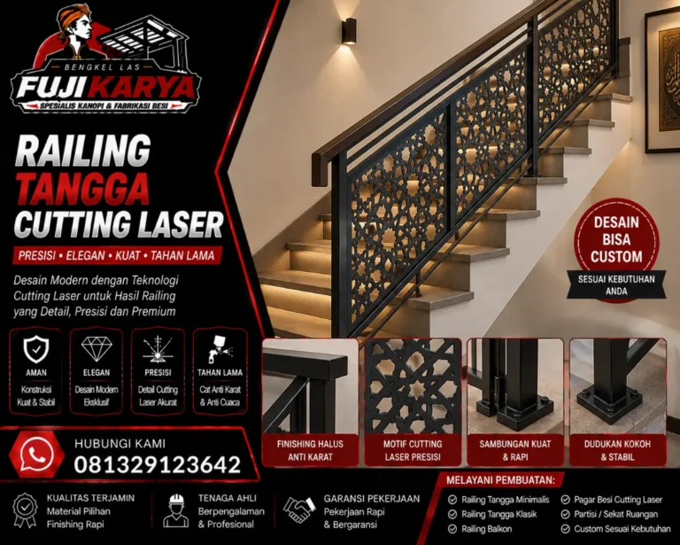 Railing Tangga Cutting Laser