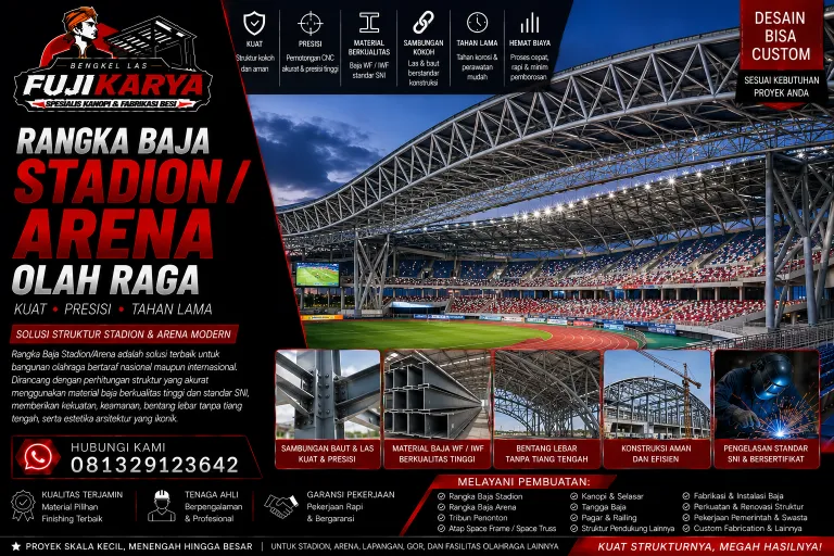 Rangka Baja Stadion/Arena Olah Raga