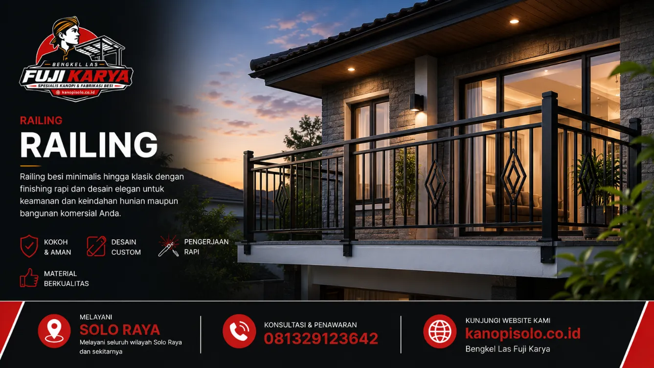 Jasa Pembuatan & Pasang Railing Solo Raya