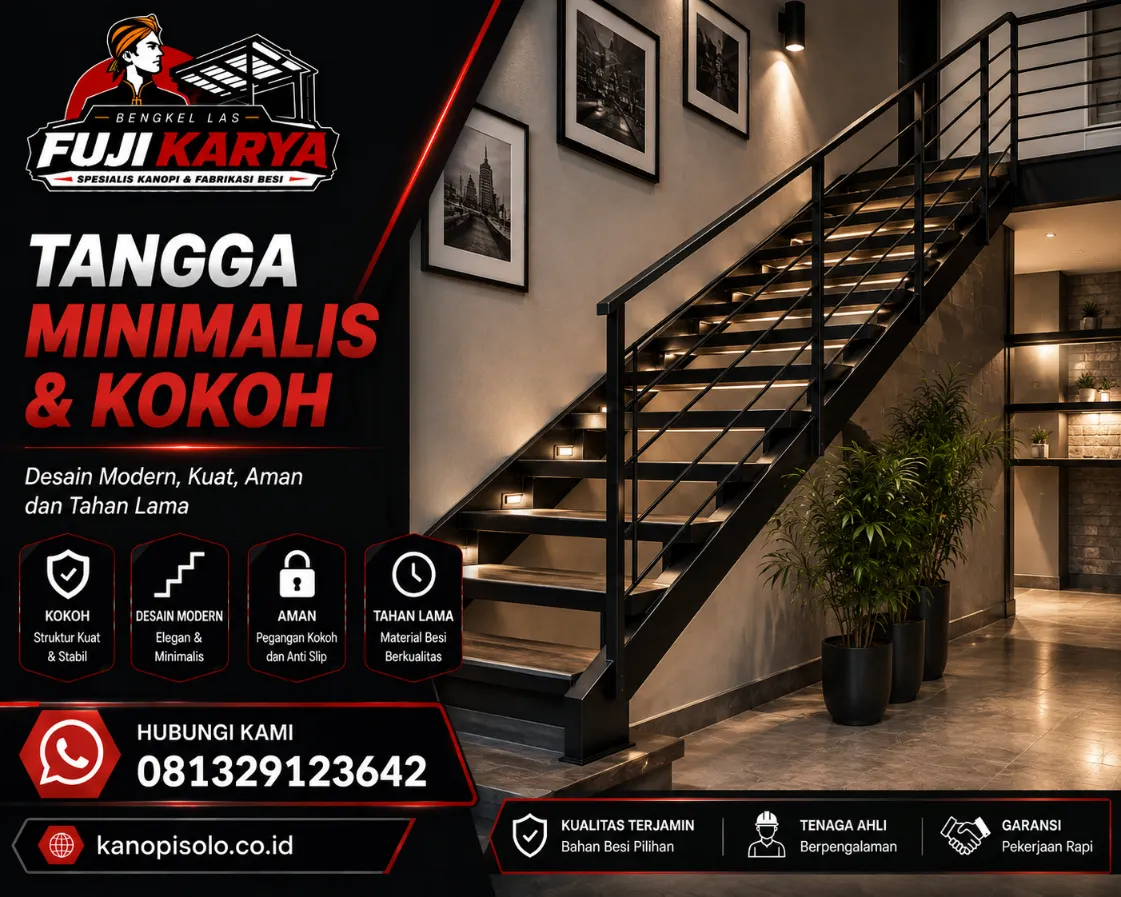 Jasa Pembuatan & Pasang Tangga Solo Raya
