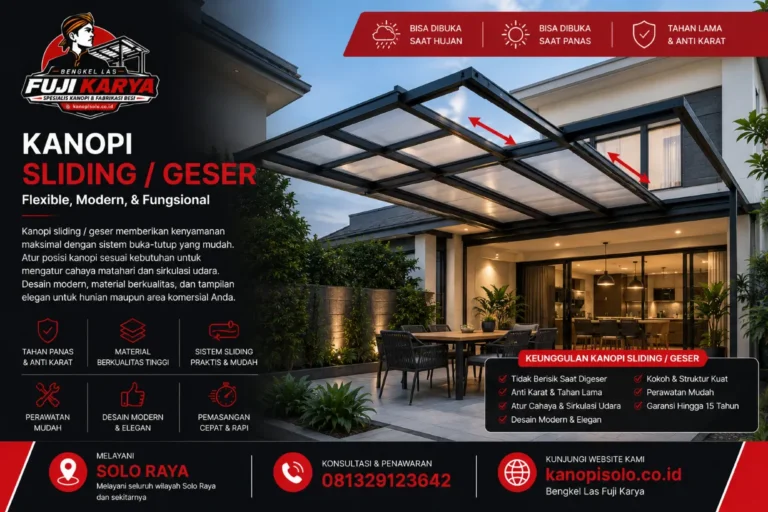 Kanopi Sliding / Geser