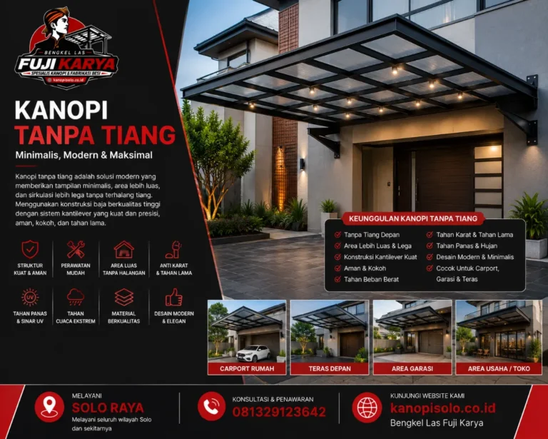 Kanopi Tanpa Tiang