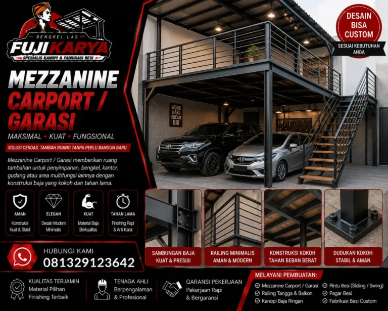 Mezzanine Carport / Garasi