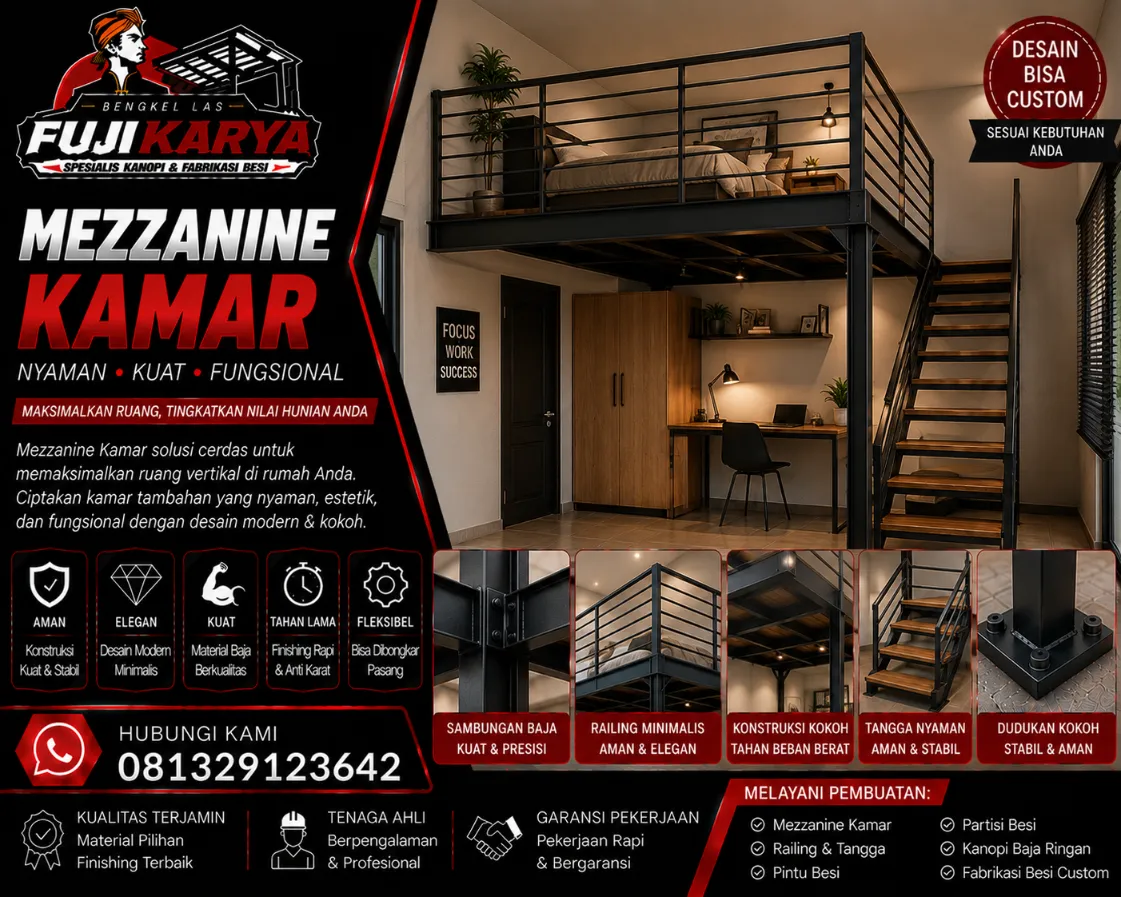 Jasa Pembuatan Mezzanine Untuk Kamar