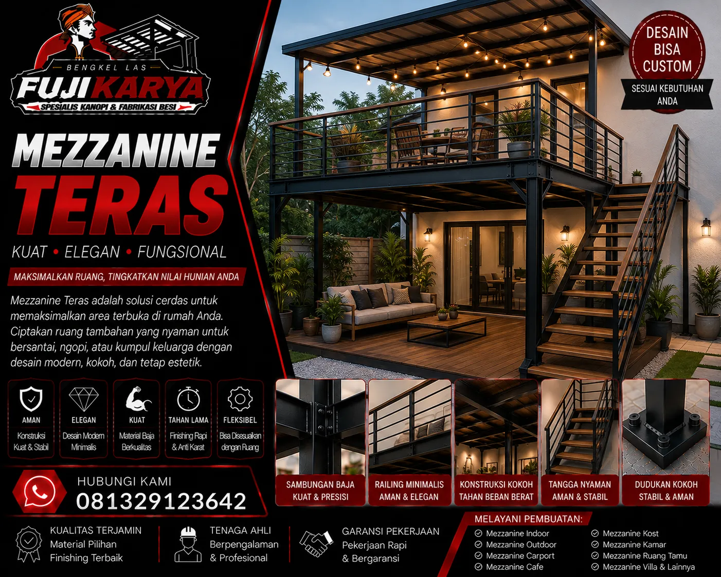 Jasa Pembuatan Mezzanine Untuk Teras