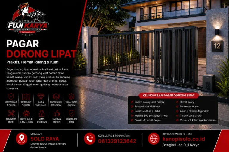Pagar Dorong Lipat