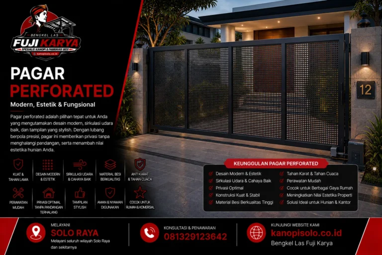 Pagar Perforated