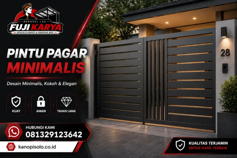 Pintu Pagar Minimalis