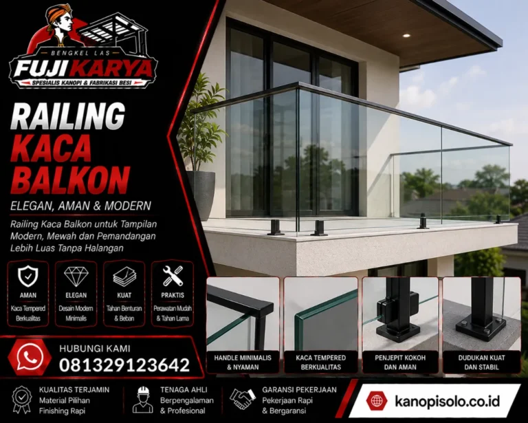 Railing Kaca Balkon