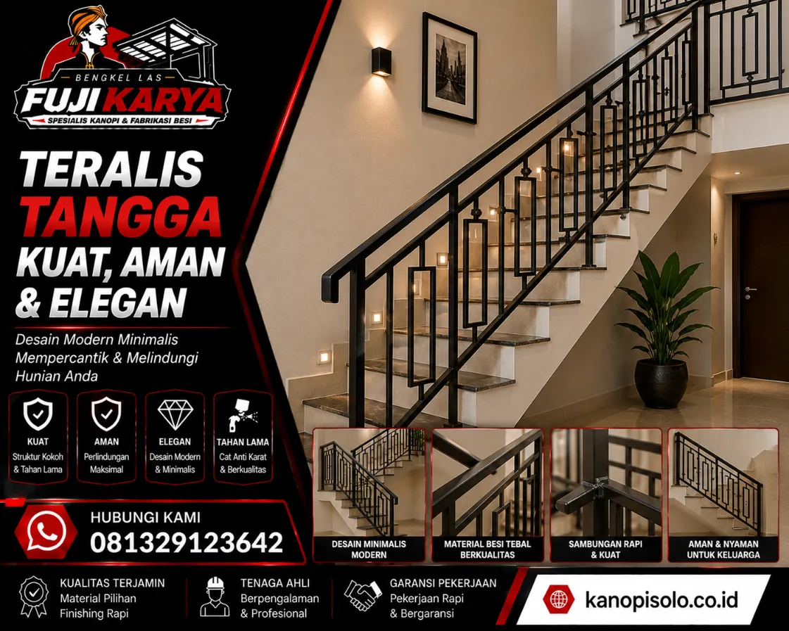 Jasa Pasang Teralis Tangga Solo Raya